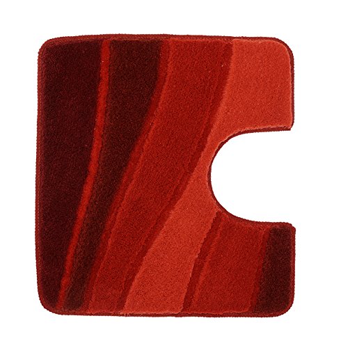 Meusch WC-Vorleger Ocean rot 55 x 50 cm, Granat