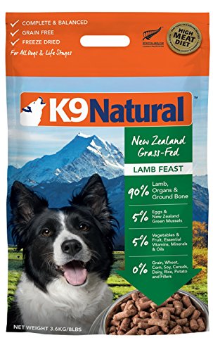 K9 Natural Lamb Freeze-Dried Dog Food - 8 lb Bag