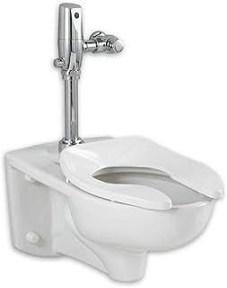 American Standard 3351528.020 Afwall Universal Wall-Hung Toilet Bowl with 1.28 Gpf Selectronic Flush Valve