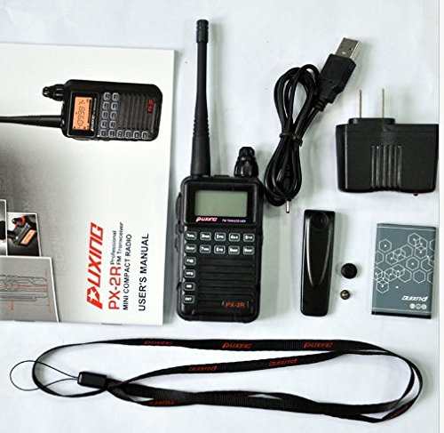 Puxing Px-2R (Plus) Dual Receive Uhf 400-470Mhz Handheld Mini Compant 2 Way Radio #TOP4