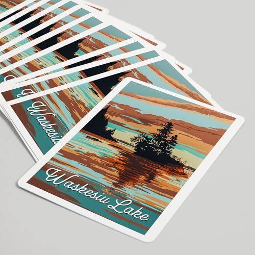 Baraja Póker 52 Cartas Waskesiu Lake, Canadá miniatura 5