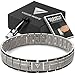 Vigor Wave® Magnetic Therapy Titanium Bracelet for Men — Unique 2X Strength Magnetic Bracelet for Relieving Pain and Improving Circulation + Premium Sizing Tool & Gift Box, Titanium & Black