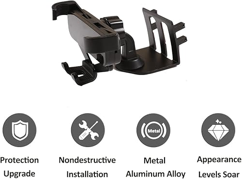 Miniatura 7 de Soporte de teléfono estabilizador antivibraciones ajustable de aleación de aluminio para Subaru BRZ Toyota 86 2013-2022 Soporte de teléfono de