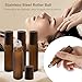 Essential Oil Roller Bottles, Thick Glass Perfume Roller Bottles Glass Empty Bottles with Funnel Opener and Dropper Beauty and Personal Care Tools