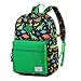 Sacs à Dos pour Enfants, Kasgo Mignonne Imperméable Sac a Dos Préscolaire pour Garçons Filles Cartable Scolaire Maternelle avec Sangle de Poitrine Dinosaure Noir