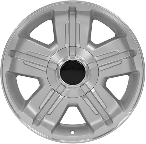 Miniatura 2 de Ruedas OE CV88 Llanta de 18 pulgadas para Tahoe Z71 Style 6x139.7 18x8 Plata Brillante Mecanizado - Hollander 5300 (1)