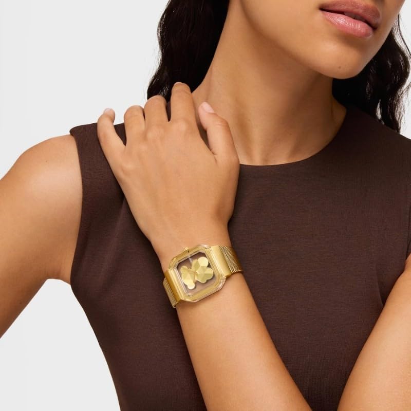 TOUS Montre analogique avec bracelet en acier D-Bear Party