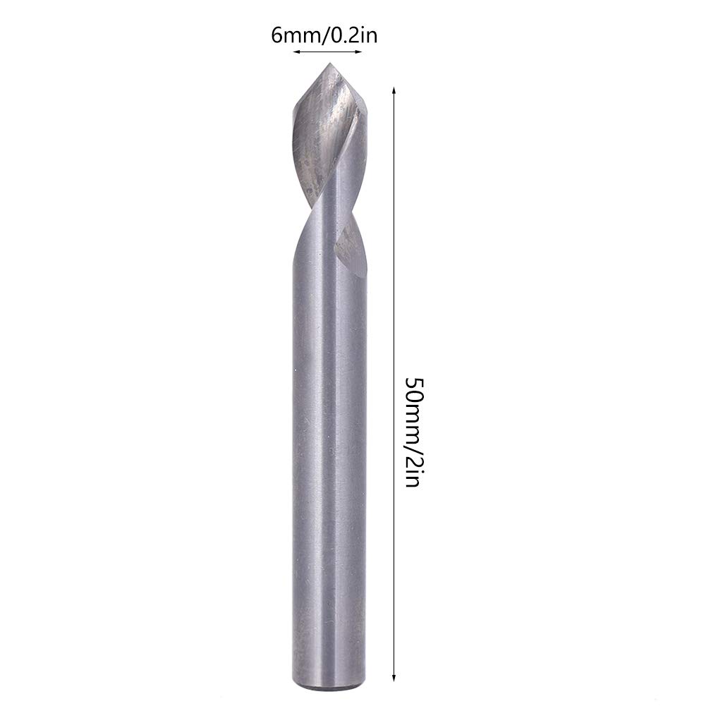 Spot Drill Anfasmesser Wolframstahl HRC 55 90 Grad Zentrierbits für Bohrmaschine