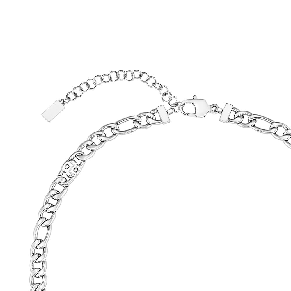 BOSS Jewelry Gliederhalskette für Damen Kollektion DOUBLE B INFINITE aus Edelstahl und Gelbgold