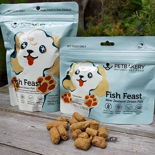 Amazon.co.jp Fish Feast New Zealand Ocean Fish フィッシュフィースト/For Dogs50g
