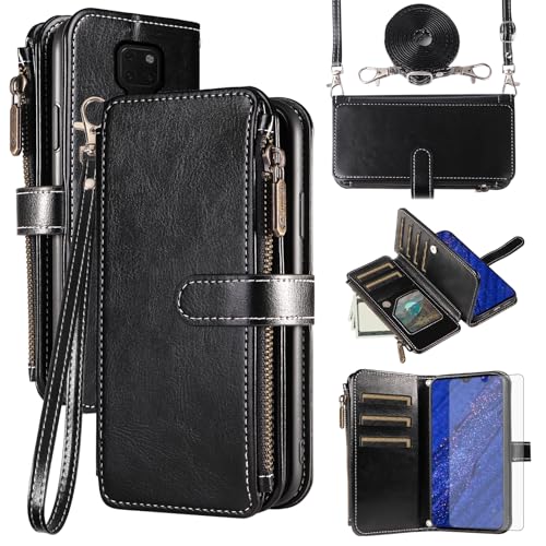 Housse Huawei Mate 20 antichoc avec porte carte et vitre écran anti rayure