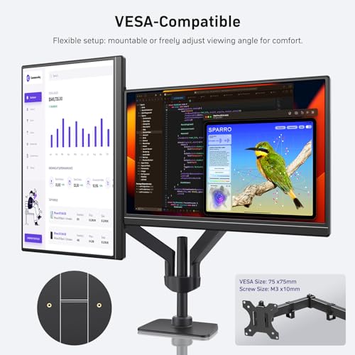 Image of Anyuse 18.5 inch 100Hz FHD IPS USB-C HDMI Portable Monitor