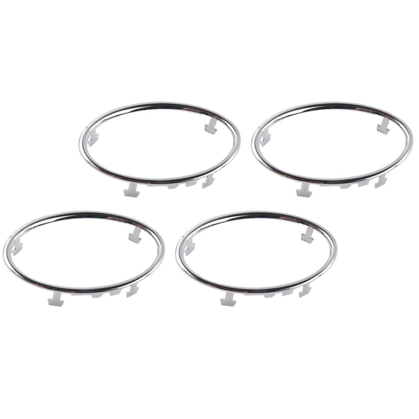 Car Interior Styling Aesthetics with Vent Outlet Decoration Circles Rings Sticker for Automotive Air Outlet Vent Enhancement