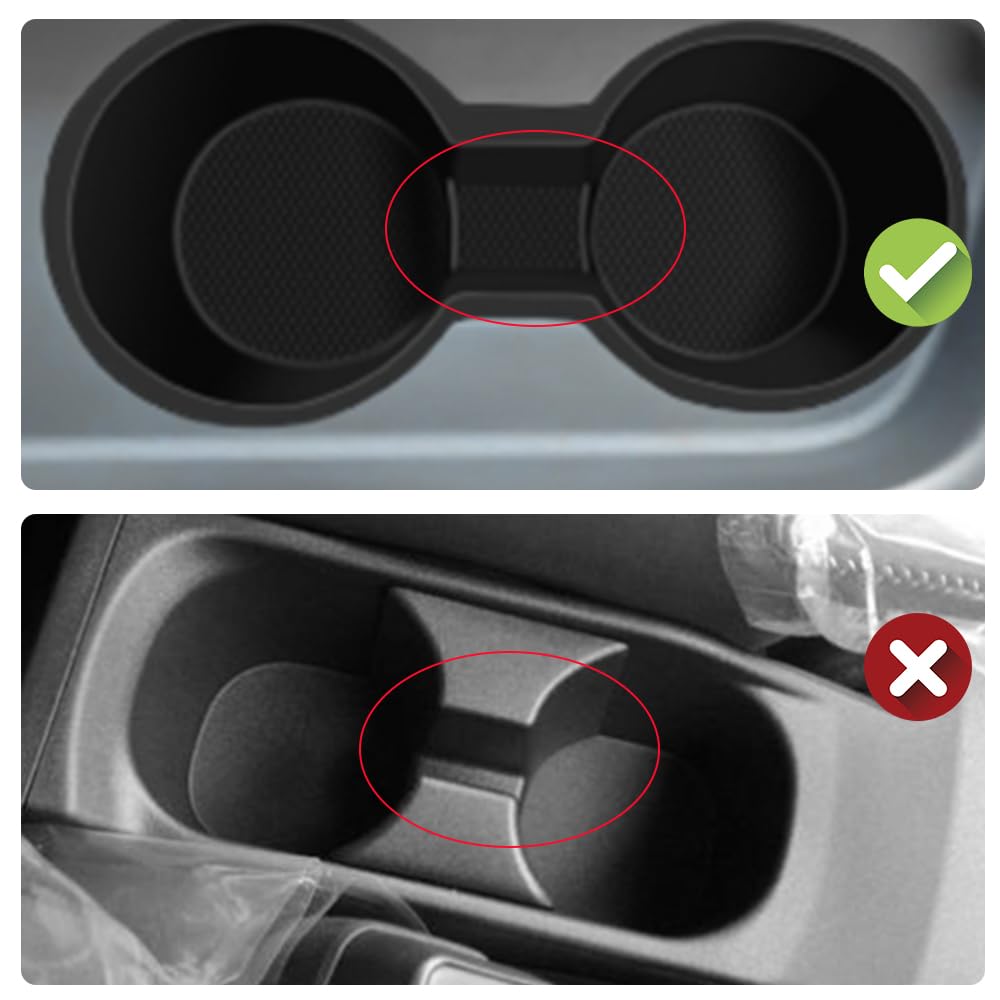 Portabicchieri centrale antiscivolo per Toyota Yaris Yaris Cross GR Automatic 2020-2025, accessorio in silicone per il controllo centrale e lo stoccaggio