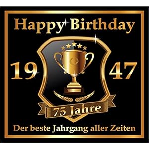 RAHMENLOS 3 St. Aufkleber zum 75. Geburtstag: 1948 der Beste Jahrgang Aller Zeiten – Selbstklebendes Flaschen-Etikett…