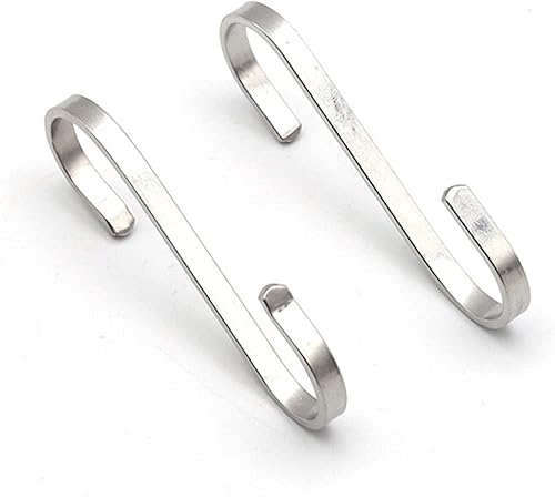 Miniatura 5 de Ganchos S - Paquete de 10 ganchos en S de acero inoxidable 304 resistentes para utensilios de cocina, ollas y sartenes, plantas, ganchos en forma de