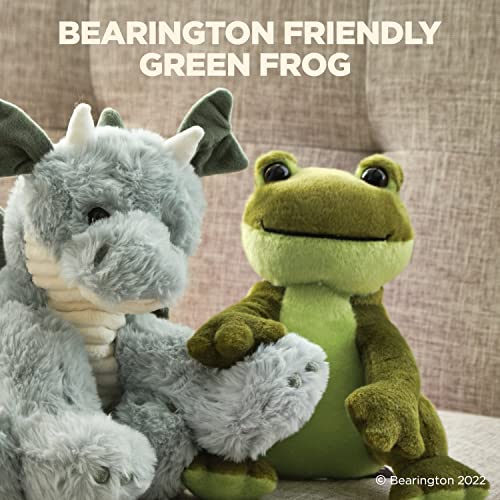 Bearington Ribbity Plush Frog Stuffed Animal, 8.5 Inches #TOP3