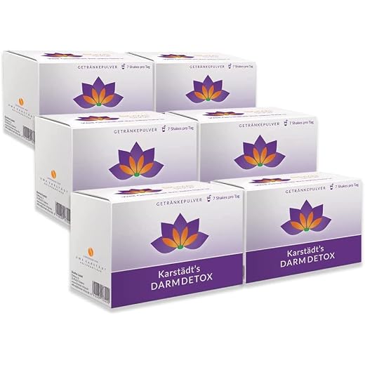 Karstädt’s DARMDETOX DARMKUR | Fortgeschrittene Darm- und Dickdarm-Detox für Körperreinigung & Unterstützung der Darmgesundheit | Natürliche Inhaltsstoffe für effektive Entgiftung (6-Tages-Kur)