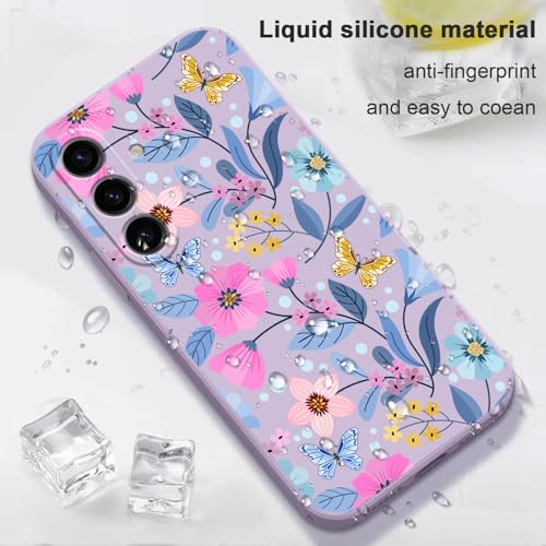 Coque de téléphone fine fleur violet pour votre style quotidien - 6