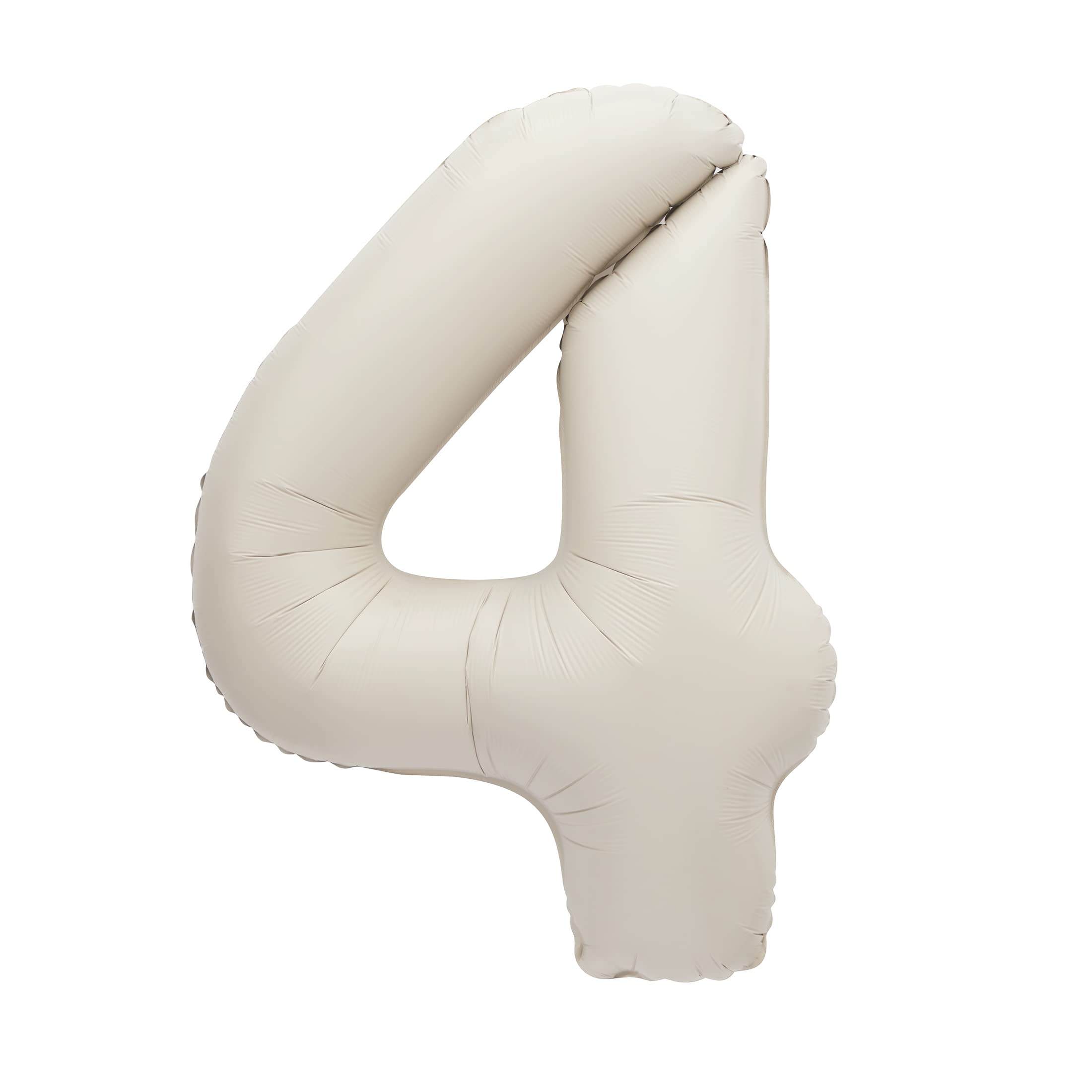 Unique Party Palloncino Gigante Numero 1 - 86 Cm, Colore Nudo Opaco, In Lamina - Per Festa 1° Compleanno