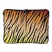 Produktbild Täglich Tiger Hautmuster Laptoptaschen Gemustert Wasserdicht - Moderne Kunst Tablet-Taschen Geeignet für Pendler White 15 Zoll