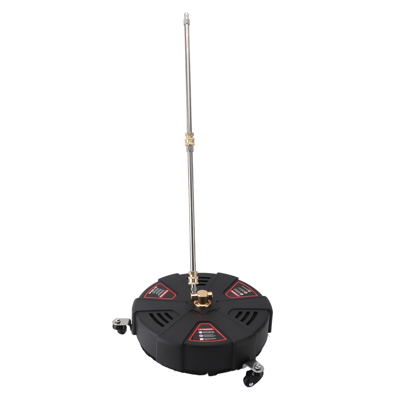 Limpiador de Superficies Profesional de Alta Presión de 13 Pulgadas, 2500 PSI, con 3 Ruedas, Conexión Rápida para Entradas, Patios y Aceras