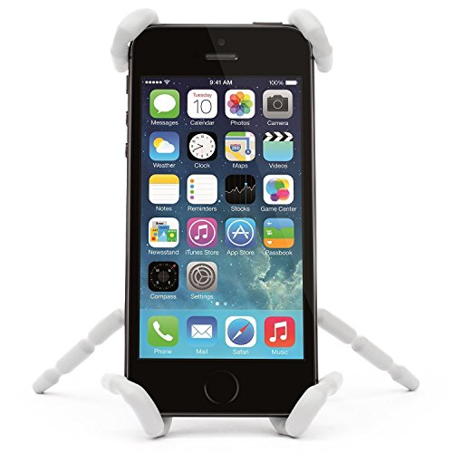 LingsFire Universal Multi-function Spider Flexible Phone Car Holder hanging Mount and Stand for iPhone 4/4S/5/5S and samsung Andriod Phones in Car Bicycle Desk Plane (White)