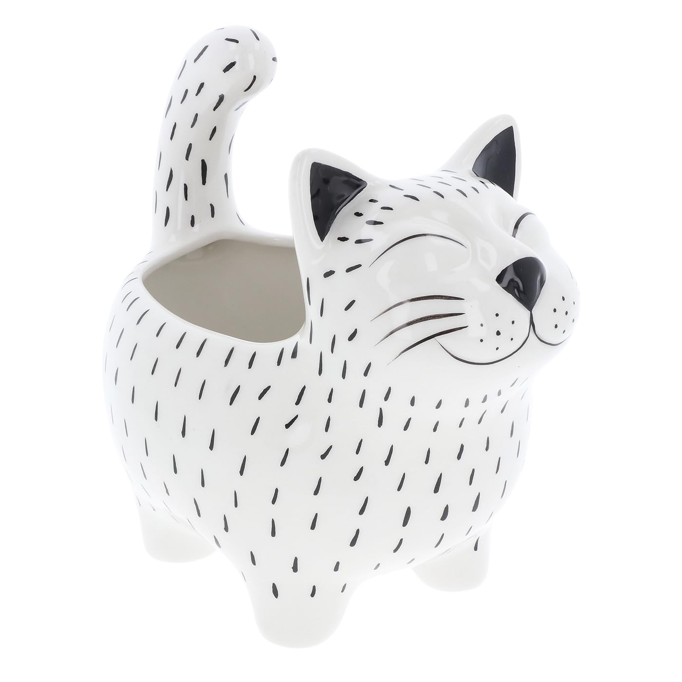 Shudehill Giftware White Pot, Ceramic, Planter