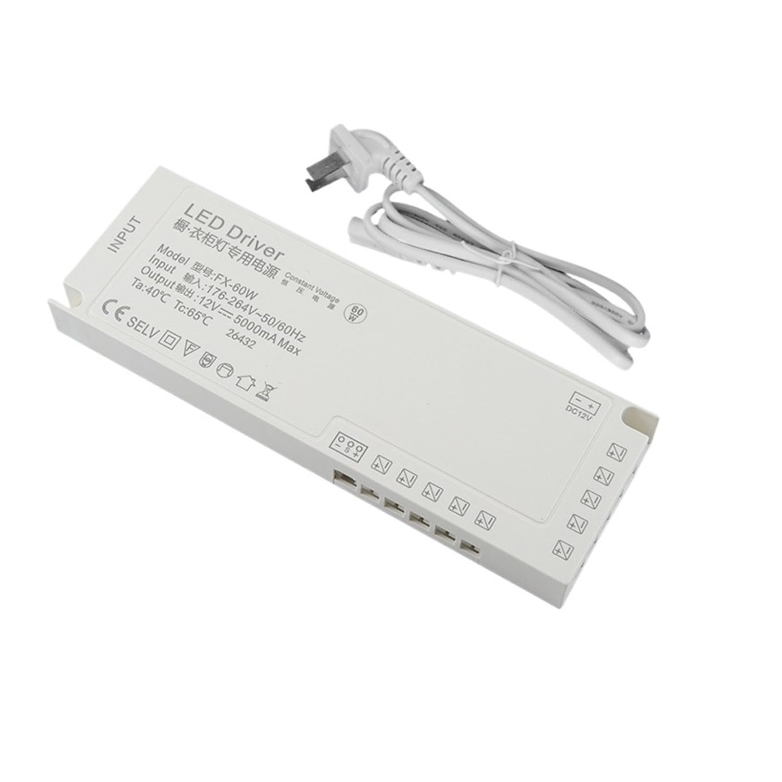 Alimentatore per illuminazione mobili | Uscita: 12V/24V; Potenza: 60W/100W/150W(12V 60W-engineering funds)