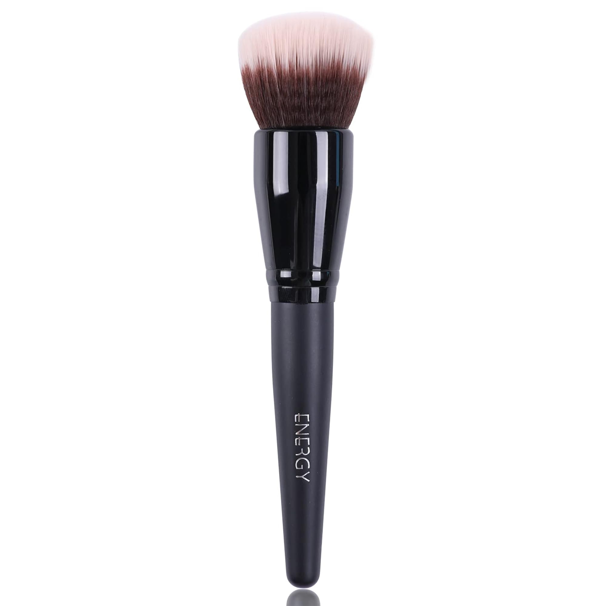 ENERGY Stippling Brush,Professional Makeup Brush for Liquid, Contour, Foundation, Bronzer, Blush, Powder, Buffing, Blending, Soft Vegan Synthetic