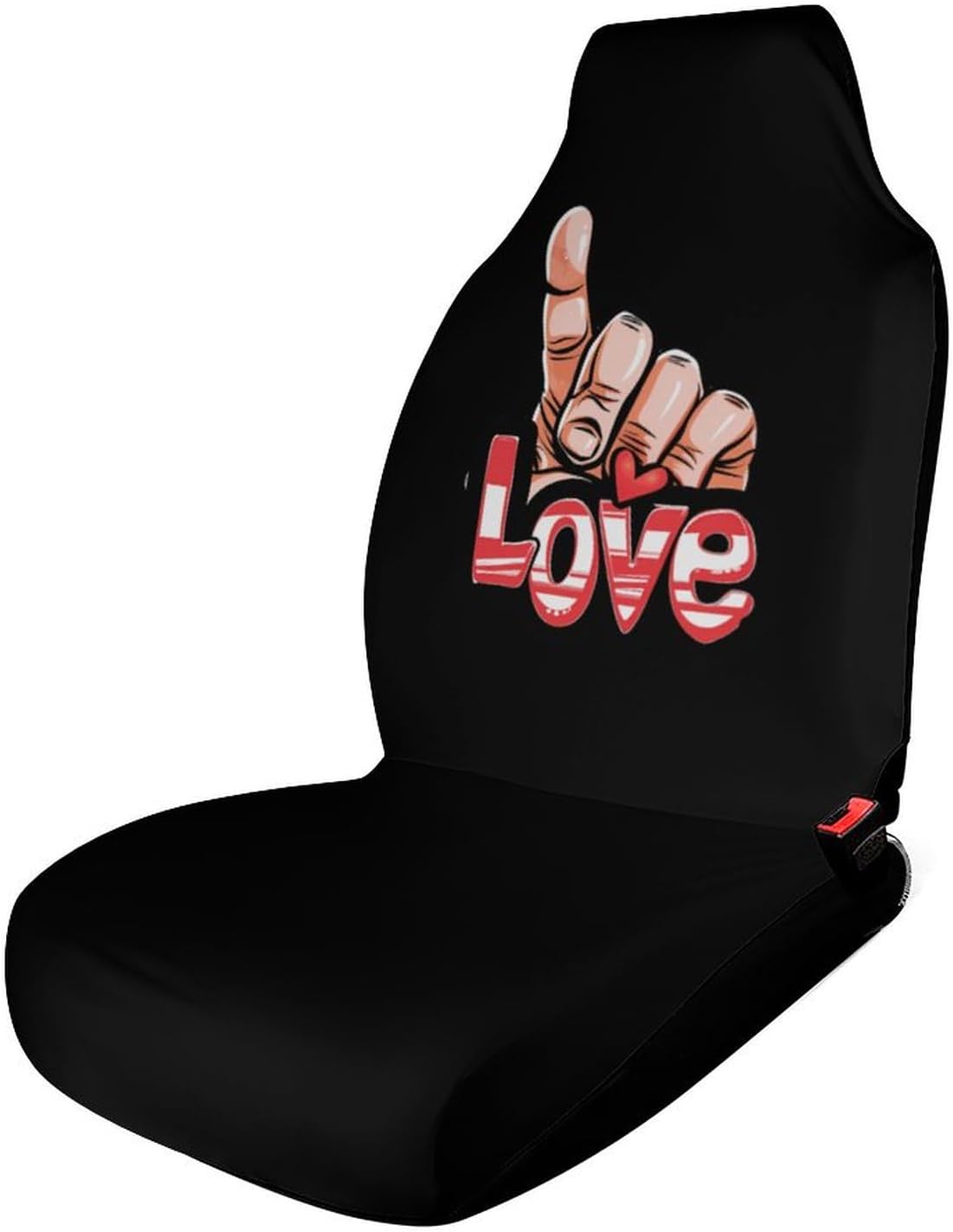 Be Kind Sign Language Love Car Seat Covers Automotive Seat Covers Car Seat Protector Auto Front Seats Protector for Most Cars 2PCS
