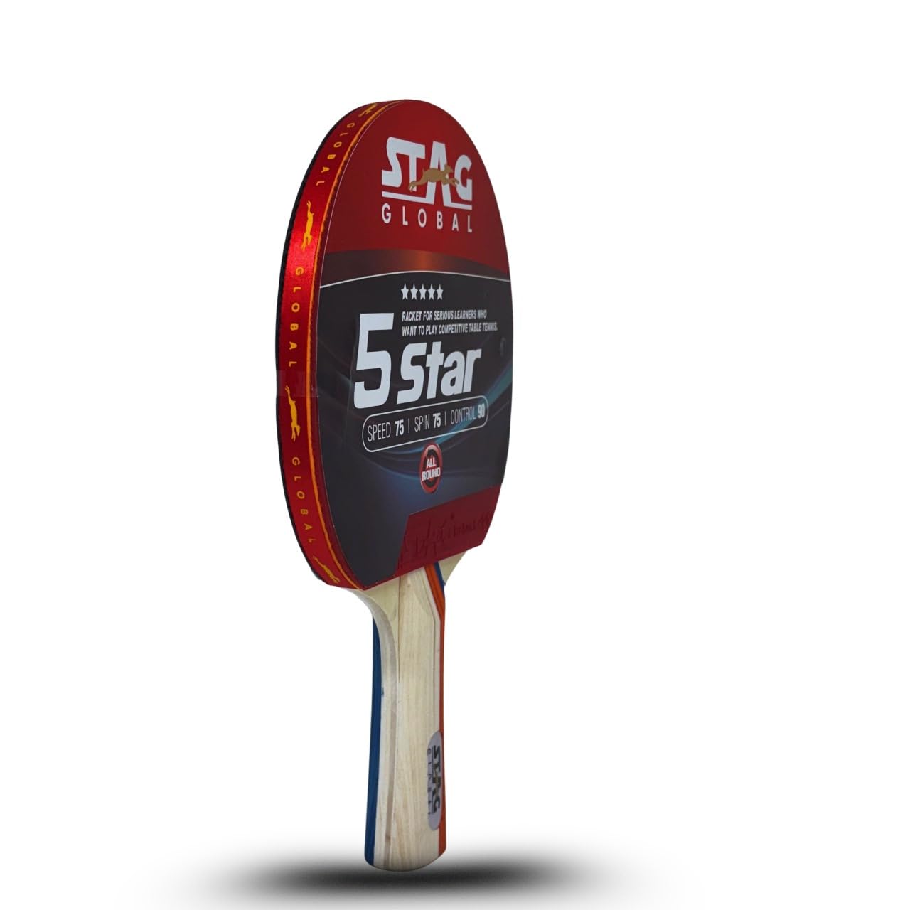 STAG GLOBAL Tischtennisschläger, professionelle und mittlere Stufe, hohe Geschwindigkeit und Spin Control, leicht