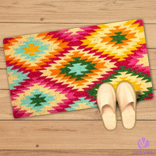 LUA VIKA Coir Doormat - Colours - 40x70 cm - Outdoor Door mat - Front Door mat outside - Doormats outside - Image 2