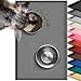 Vivaglory Dog Feeding Mat Large 24''L x 16''W FDA Grade Waterproof Non-Slip Pet Silicone Food Mat Cat Dog Stainless Steel Water Bowl Placemat Anti-Messy Design, Grey