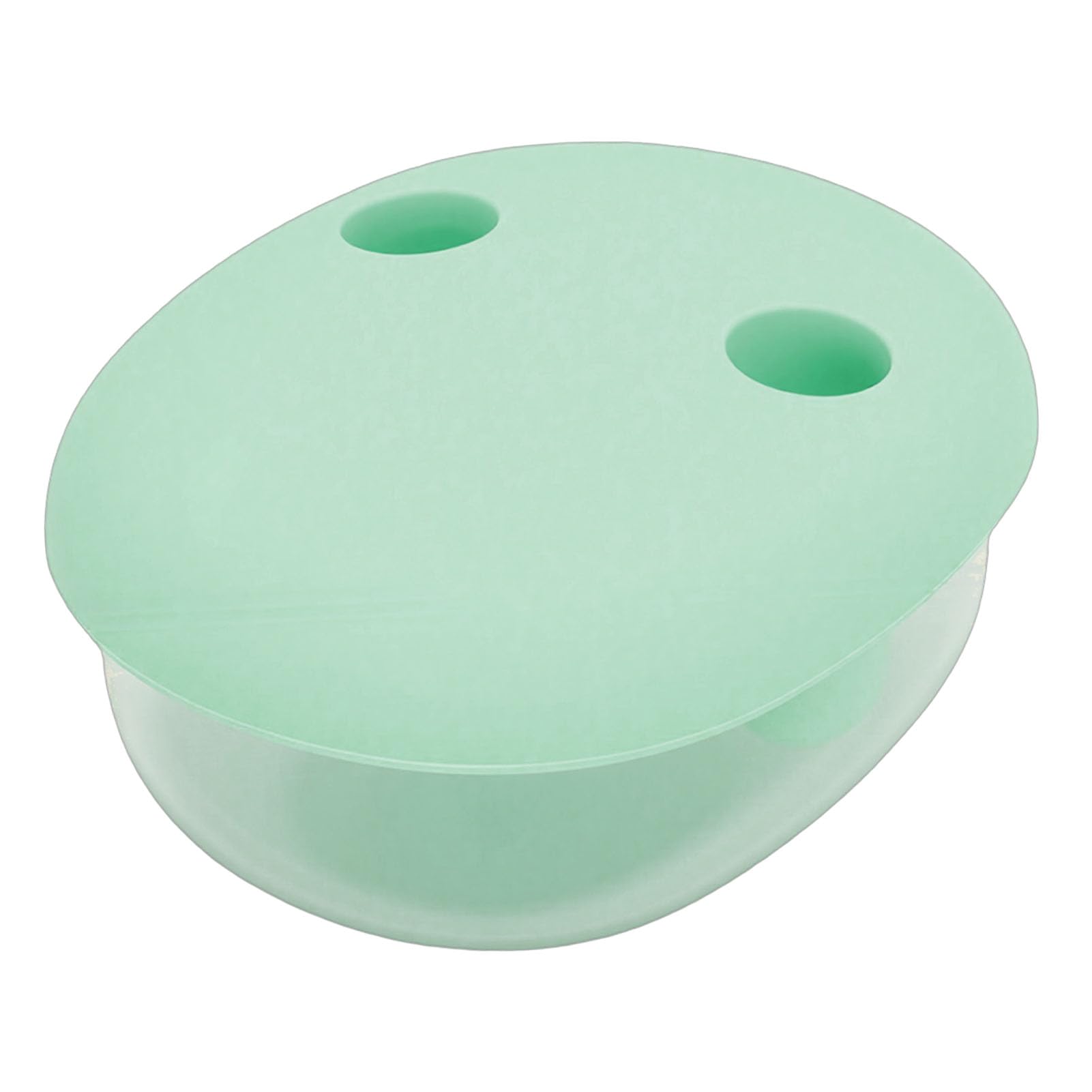 Snack-Fingerbehälter, Snackbox ohne Schmutz mit Auslaufsicherem Verschluss und Wiederverwendbarem Design, Ideal für Unterwegs, in der Schule oder Im Büro.Eingebauter (GREEN)