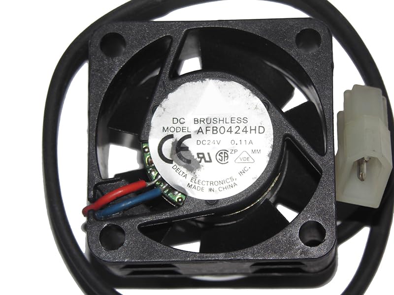 Ventilateur 24V 40mm 0.11A AFB0424HD pour boîtier électronique de 40x40x20 mm