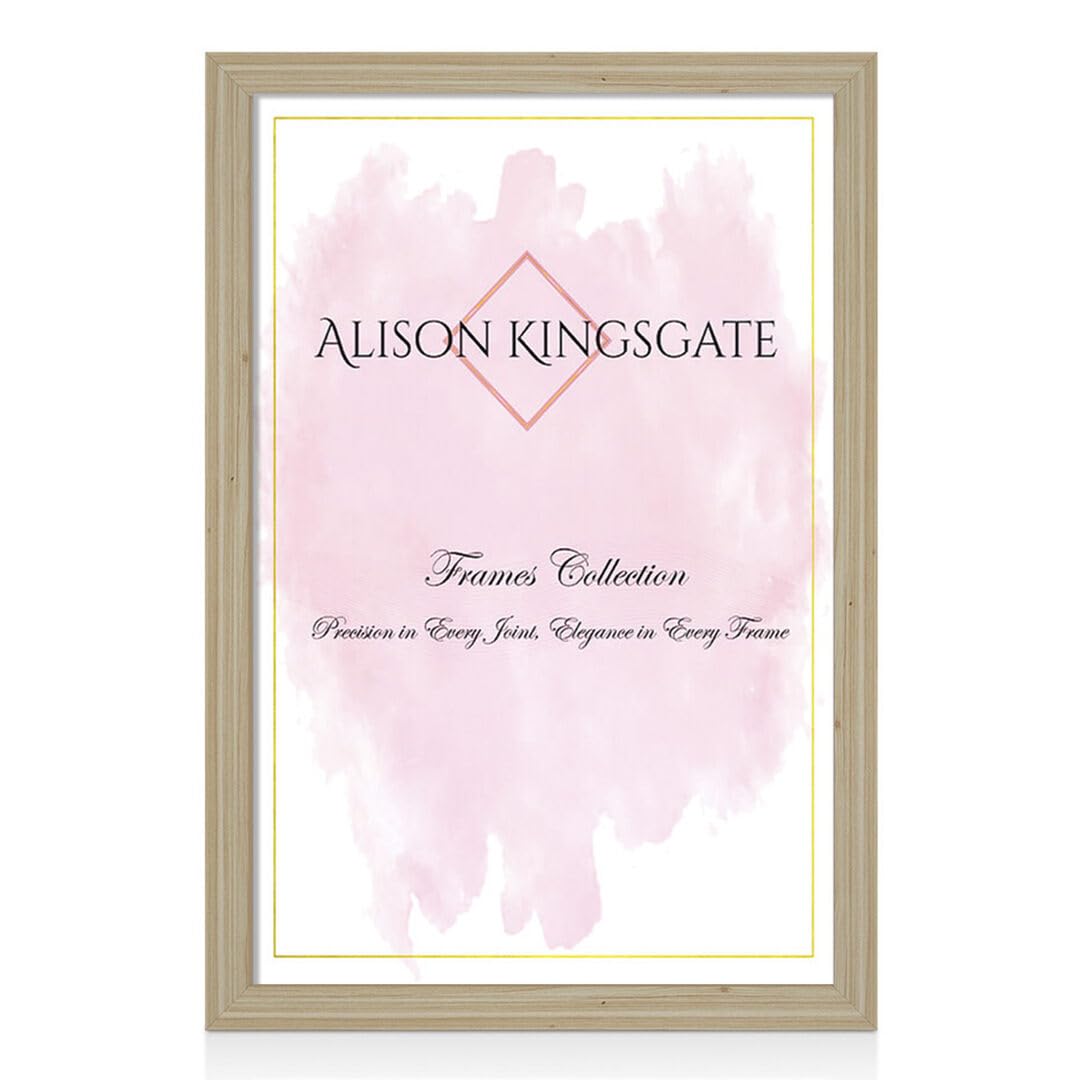 Alison Kingsgate Classic Oak Picture & Frame for Photo - 36X24