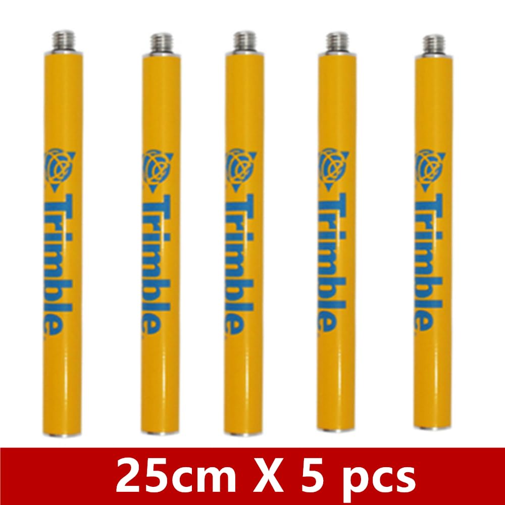 GPS Aluminum 25cm Length Surveying Pole Antenna Extend Section Compatible GPS + 5/8 x 11 Thread Both Ends