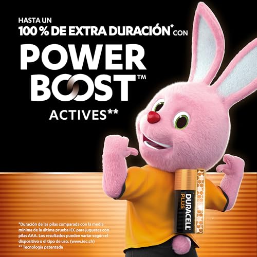 Miniatura 2 de DURACELL Plus AAA Pilas Alcalinas (Paquete de 12) 1.5V, LR03