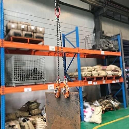 Abrazaderas Verticales para losas de mármol, Cadenas de Acero al manganeso de Alta Resistencia, Ganchos de aleación Industrial (1 m)
