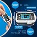 GRUNDIG Pulsoximeter Sauerstoffsättigung Oximeter TESTSIEGER - Hochpräzises Fingeroximeter Messgerät zur genauen Messung der Sauerstoff Sättigung im Blut - Finger Messgerät Pulsmesser (schwarz weiß)