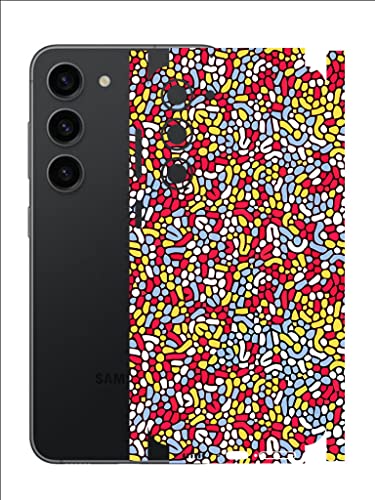 Image of AtOdds - Compatible for Samsung Galaxy S23 (5G) Mobile Back Skin Film Wrap (Coverage - Back+Camera+Sides) (Beans)