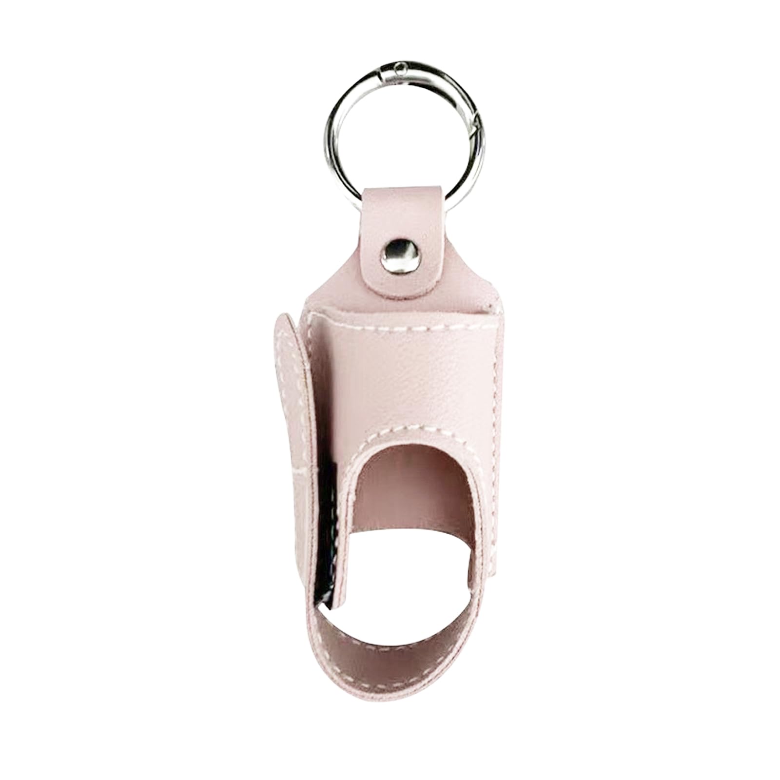 Convenient PU Leather Inhaler Travel Case Portable Holder for Daily Use and Indoor Activities with Metal