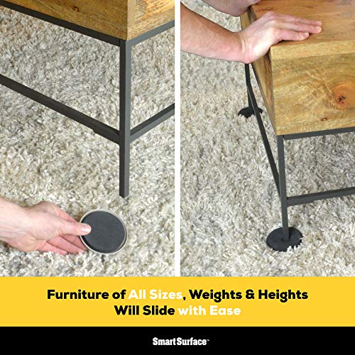 image for Smart Surface Furniture Sliders for Carpet - 16 Pack - 3.5