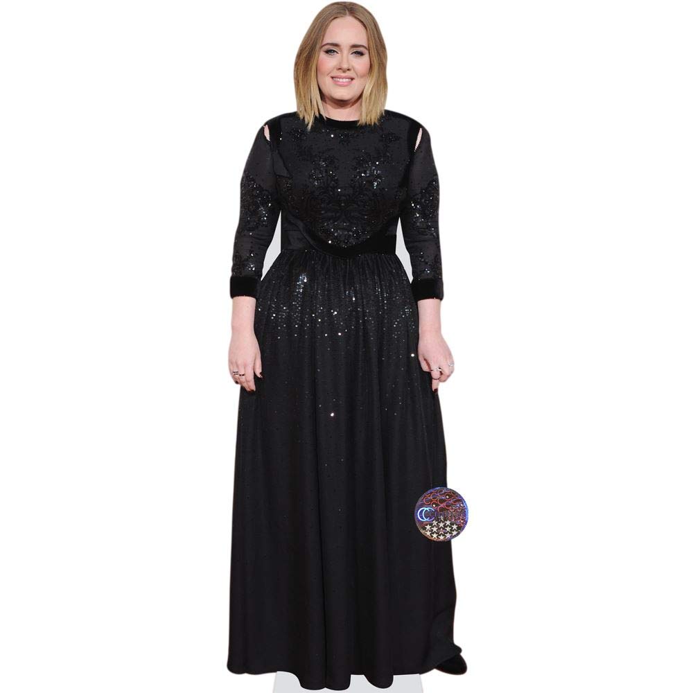 Celebrity Cutouts Mini Size Cutout Adele (Black Dress)