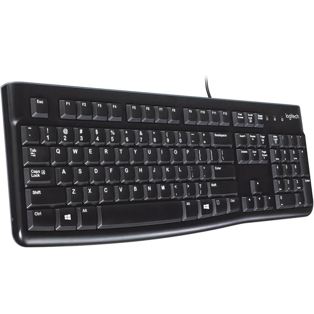 Logitech K120 Full Size Wired Keyboard USB Plug-and-Play Windows - Black — Amazon image 4