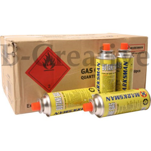 b-creative butano Gas conjuntos 4 8 16 56 Refill Recargas puede latas para barbacoa cocina de camping