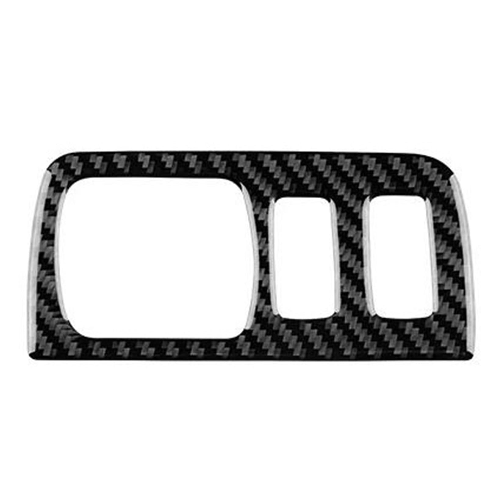 Hqgqcezek Black Carbon Interior Decal Trim Real Soft Carbon Fiber Sticker For Renault For Fluence For Megane 3 Rs 2009-2015 Lhd Rhd Car Headlight Button