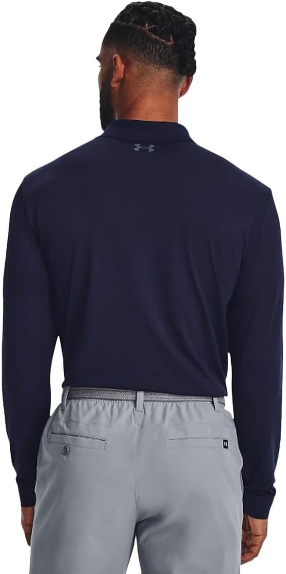 Under Armour Mens Matchplay Longsleeve Golf Polo - Image 2
