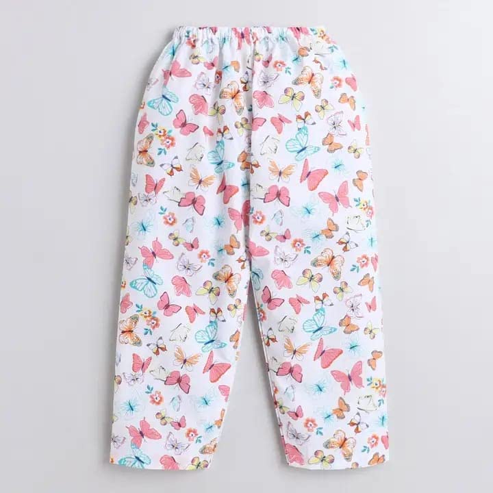 Image of Little Swag Alphabets Cartoon Printed Unisex Cotten Pyjama Night Suit Set for Kids, Girls and Boys Wear